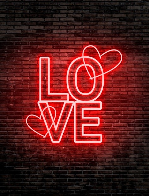 lieben-sie-neonlichtzusammensetzung
