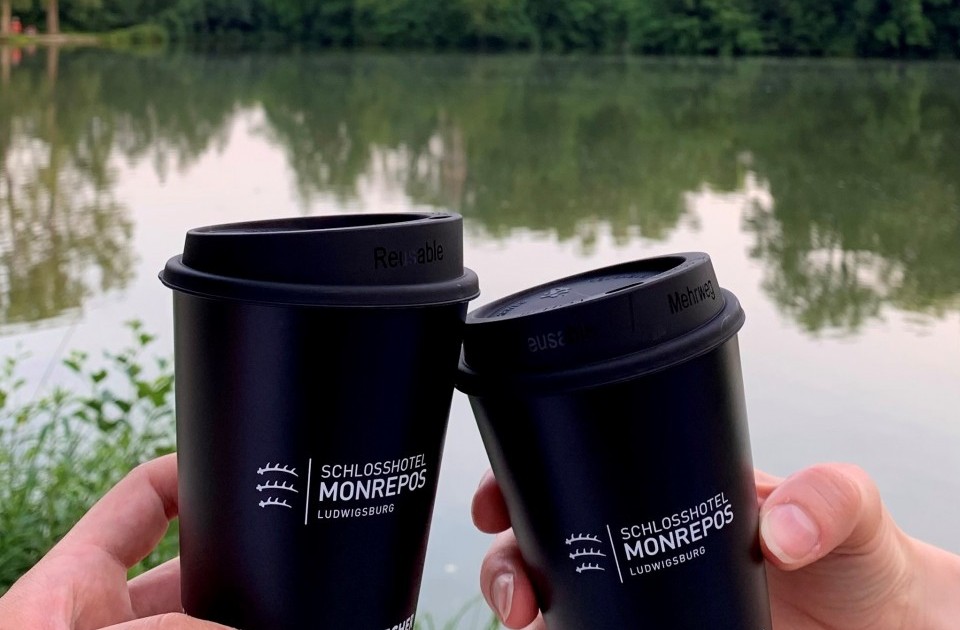 Kiosk Monrepos Kaffeebecher